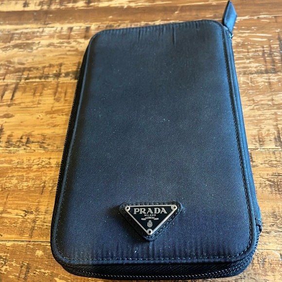 Prada Black Nylon Wallet/Organizer - Picture 1 of 8